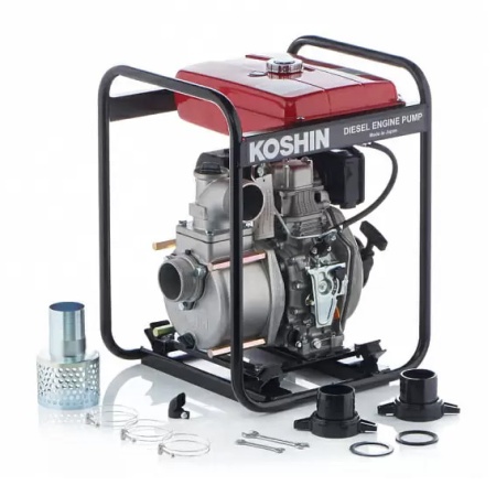 Дизельная мотопомпа для среднезагрязненной воды Koshin STY-80D