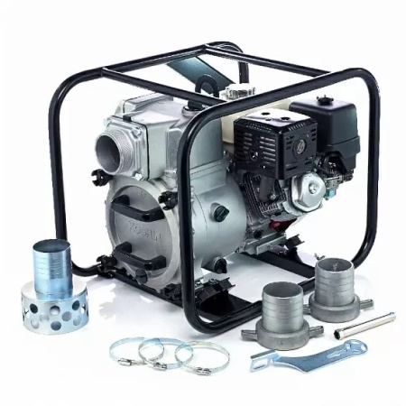 Бензиновая мотопомпа для сильнозагрязненной воды Koshin KTH-100S
